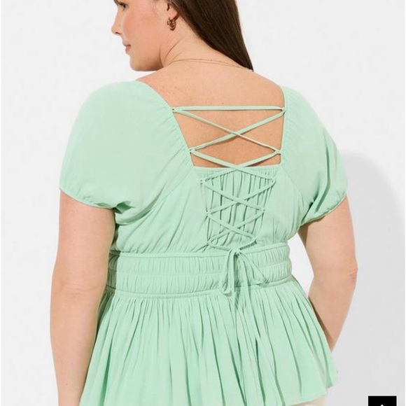 Darling babydoll top by Torrid-New with tag! - Picture 3 of 5